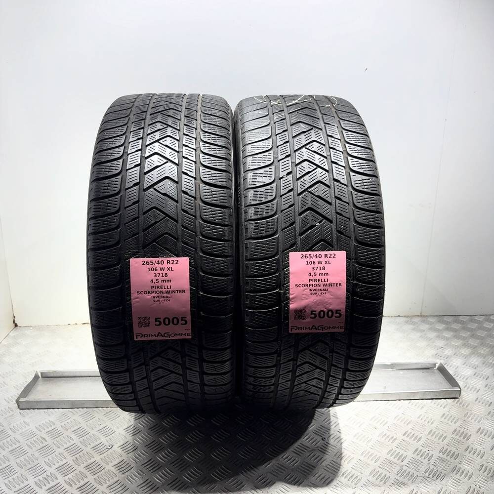 Gomme usate PIRELLI Scorpion Winter 265/40 R22 106W: fino a 270 km/h | Prima Gomme Gomme usate PIRELLI Scorpion Winter 265/40 R22 106W: fino a 270 km/h