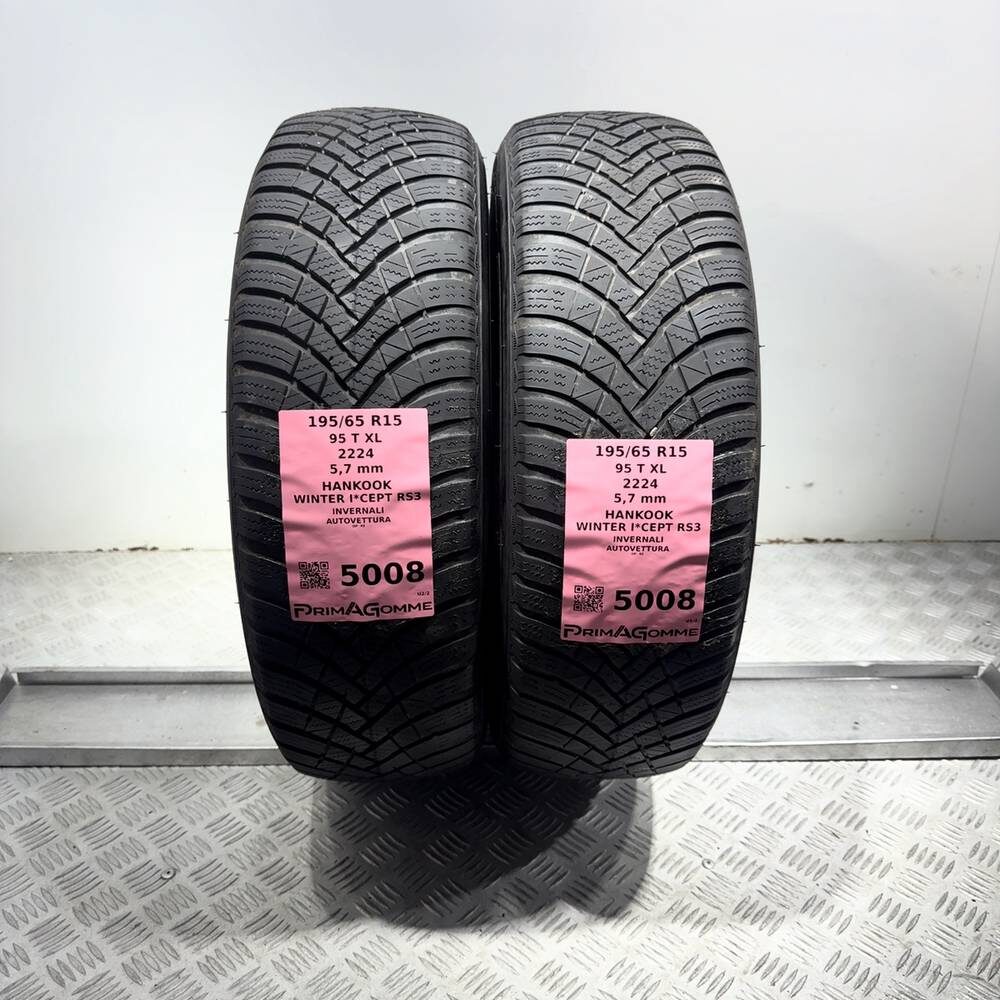 Gomme usate HANKOOK Winter I*Cept RS3 195/65 R15 95T | Prima Gomme Gomme usate HANKOOK Winter I*Cept RS3 195/65 R15 95T