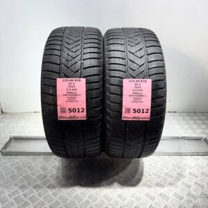 Gomme Usate 225 40 R18 92V Pirelli Sottozero 3 RunFlat 77% Invernali