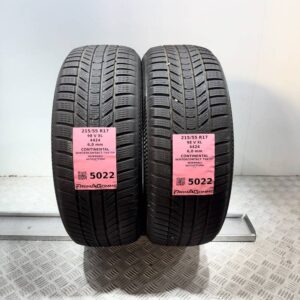 Gomme Usate 215 55 R17 98V XL Continental Wintercontact TS870P 86% Invernali