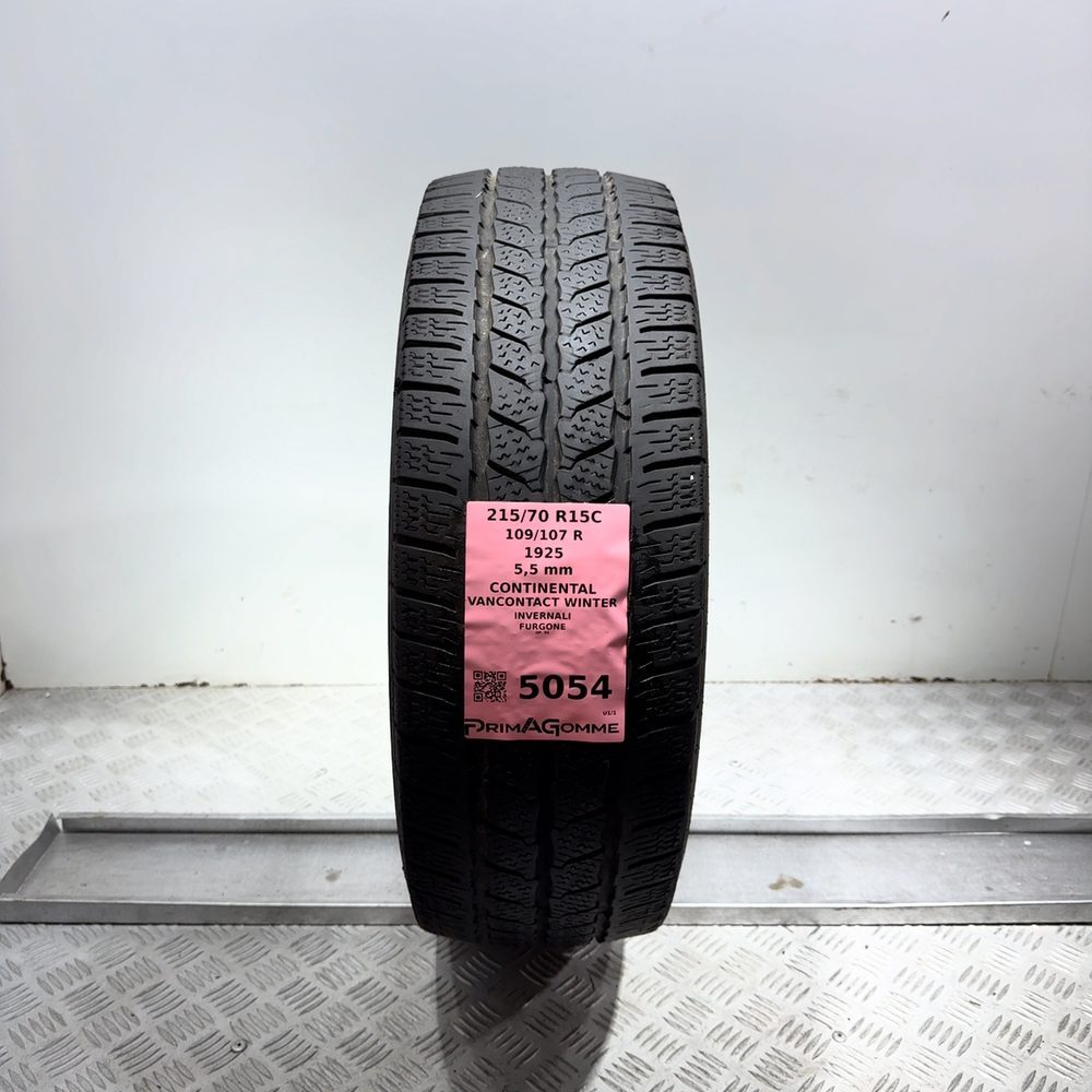 Gomma usata CONTINENTAL VanContact Winter 215/70 R15C 109/107R | Prima Gomme Gomma usata CONTINENTAL VanContact Winter 215/70 R15C 109/107R