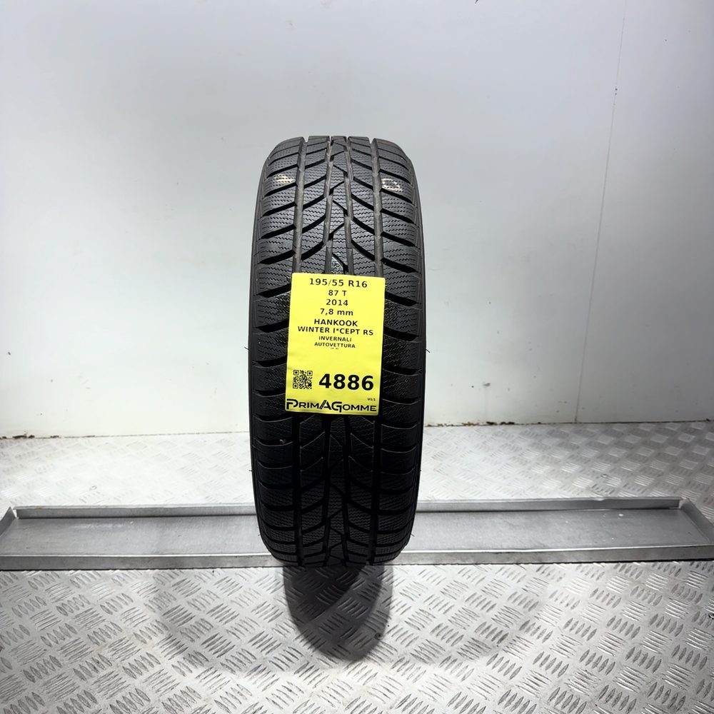 Gomma Usata 195 55 R16 87T Hankook Winter I*Cept RS 98% Invernale | Gomme Usate | PrimaGomme.it Gomma usata HANKOOK Winter I*Cept RS 195/55 R16 87T