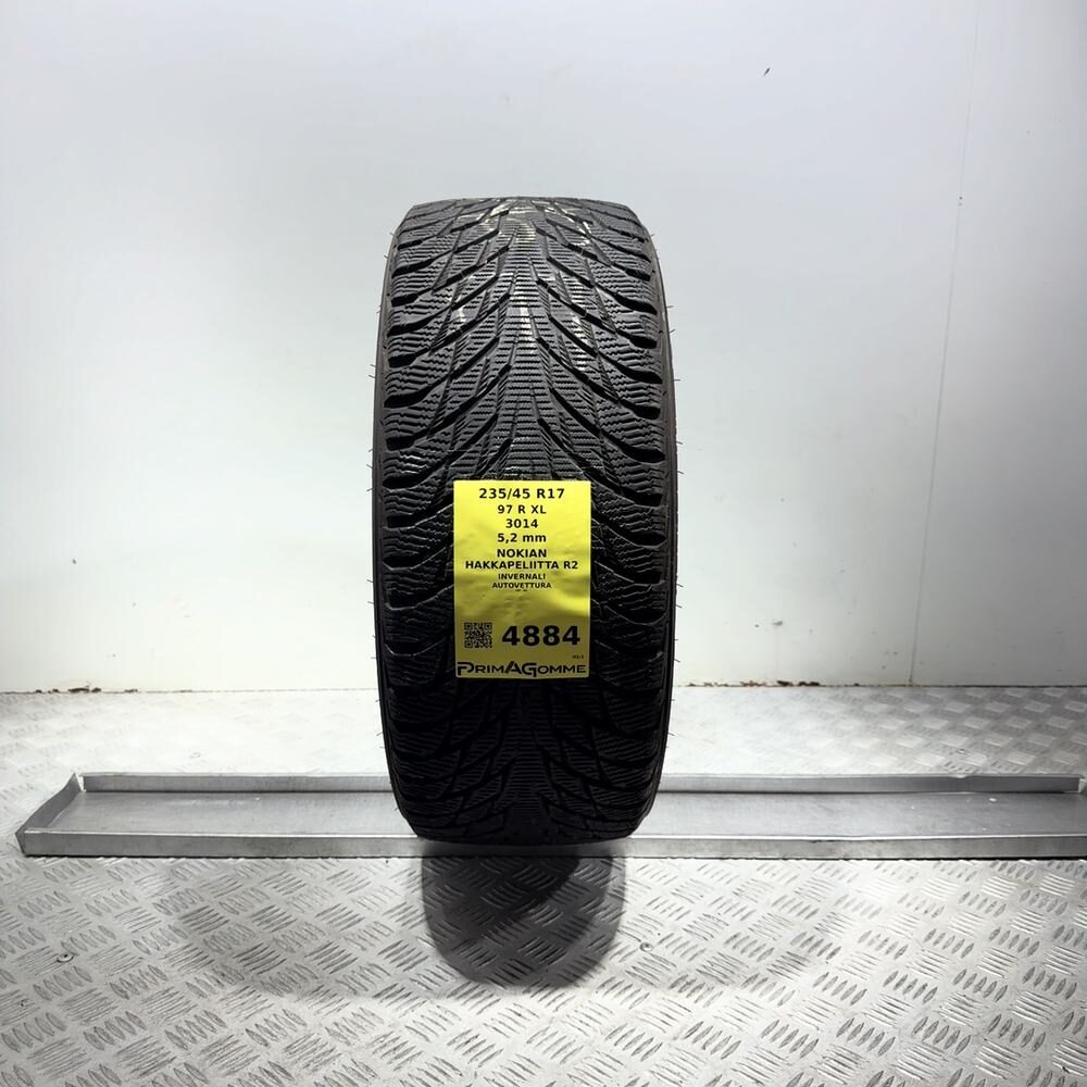 Gomma Usata 235 45 R17 97R XL Nokian Hakkapeliitta R2 74% Invernale | Gomme Usate | PrimaGomme.it Gomma usata NOKIAN Hakkapeliitta R2 235/45 R17 97R