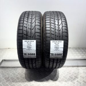 Gomme Usate 205 40 ZR18 86Y XL Pirelli P Zero 98% Estive