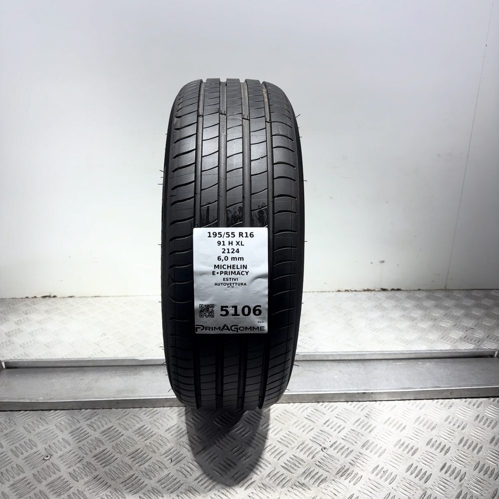 Gomma usata MICHELIN E•Primacy 195/55 R16 91H | Prima Gomme Gomma usata MICHELIN E•Primacy 195/55 R16 91H