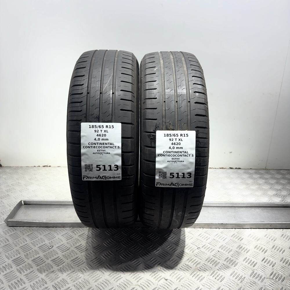 Gomme usate CONTINENTAL ContiEcoContact 5 185/65 R15 92T | Prima Gomme Gomme usate CONTINENTAL ContiEcoContact 5 185/65 R15 92T
