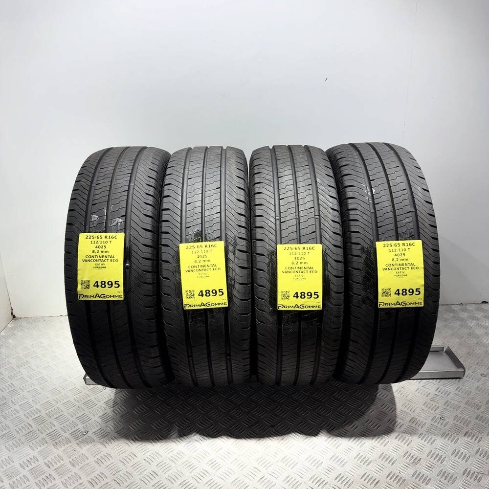 Gomme Usate 225 65 R16C 112/110T Continental Vancontact Eco 98% Estive | Gomme Usate | PrimaGomme.it Gomme usate CONTINENTAL VanContact ECO 225/65 R16C 112/110T