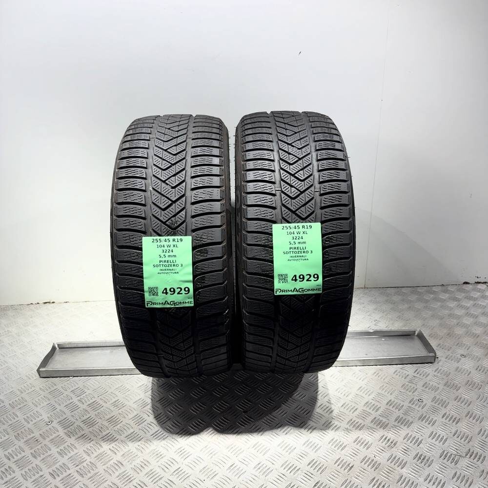 Gomme usate PIRELLI Sottozero 3 255/45 R19 104W: fino a 270 km/h | Prima Gomme Gomme usate PIRELLI Sottozero 3 255/45 R19 104W: fino a 270 km/h