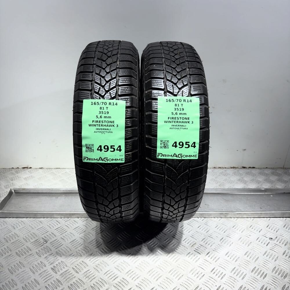 Gomme usate FIRESTONE Winterhawk 3 165/70 R14 81T | Prima Gomme Gomme usate FIRESTONE Winterhawk 3 165/70 R14 81T