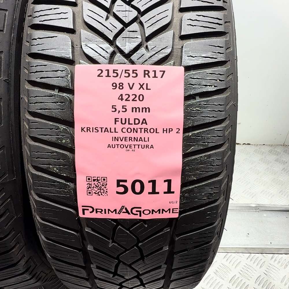 Gomme usate FULDA Kristall Control HP 2 215/55 R17 98V – foto 03 | Prima Gomme FULDA Kristall Control HP 2 215/55 R17 98V, dettaglio fotografico 3