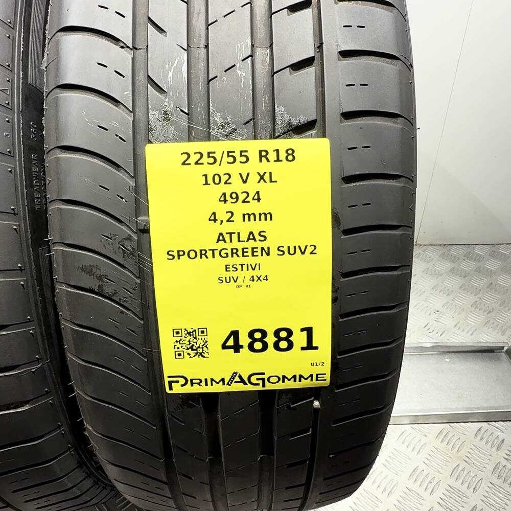 Gomme Usate 225 55 R18 XL 102V Atlas Sportgreen Suv2 Estive | Gomme Usate | PrimaGomme.it ATLAS Sportgreen Suv2 225/55 R18 102V, dettaglio fotografico 3