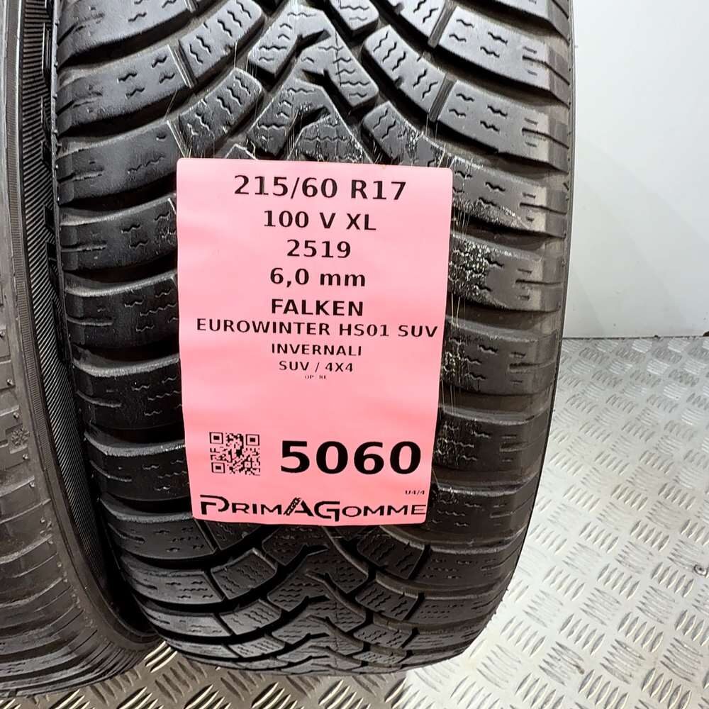 Gomme usate FALKEN Eurowinter HS01 SUV 215/60 R17 100V – foto 03 | Prima Gomme FALKEN Eurowinter HS01 SUV 215/60 R17 100V, dettaglio fotografico 3