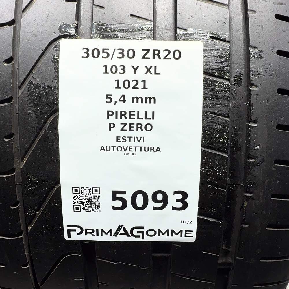Gomme usate PIRELLI P ZERO 305/30 ZR20 103Y: fino a 300 km/h – foto 03 | Prima Gomme PIRELLI P ZERO 305/30 ZR20 103Y: fino a 300 km/h, dettaglio fotografico 3