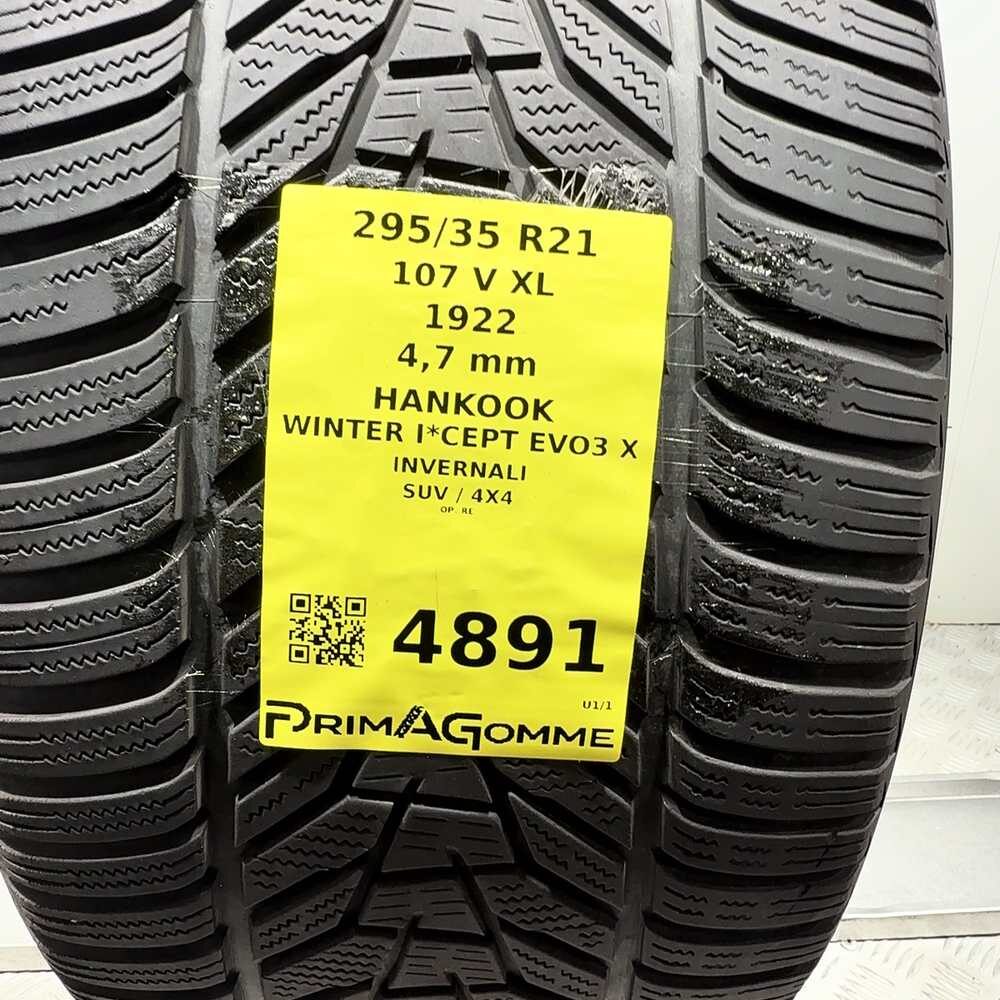Gomma Usata 295 35 R21 107V XL Hankook Winter I*Cept Evo3 X Invernale | Gomme Usate | PrimaGomme.it HANKOOK Winter I*Cept Evo3 X 295/35 R21 107V, dettaglio fotografico 3