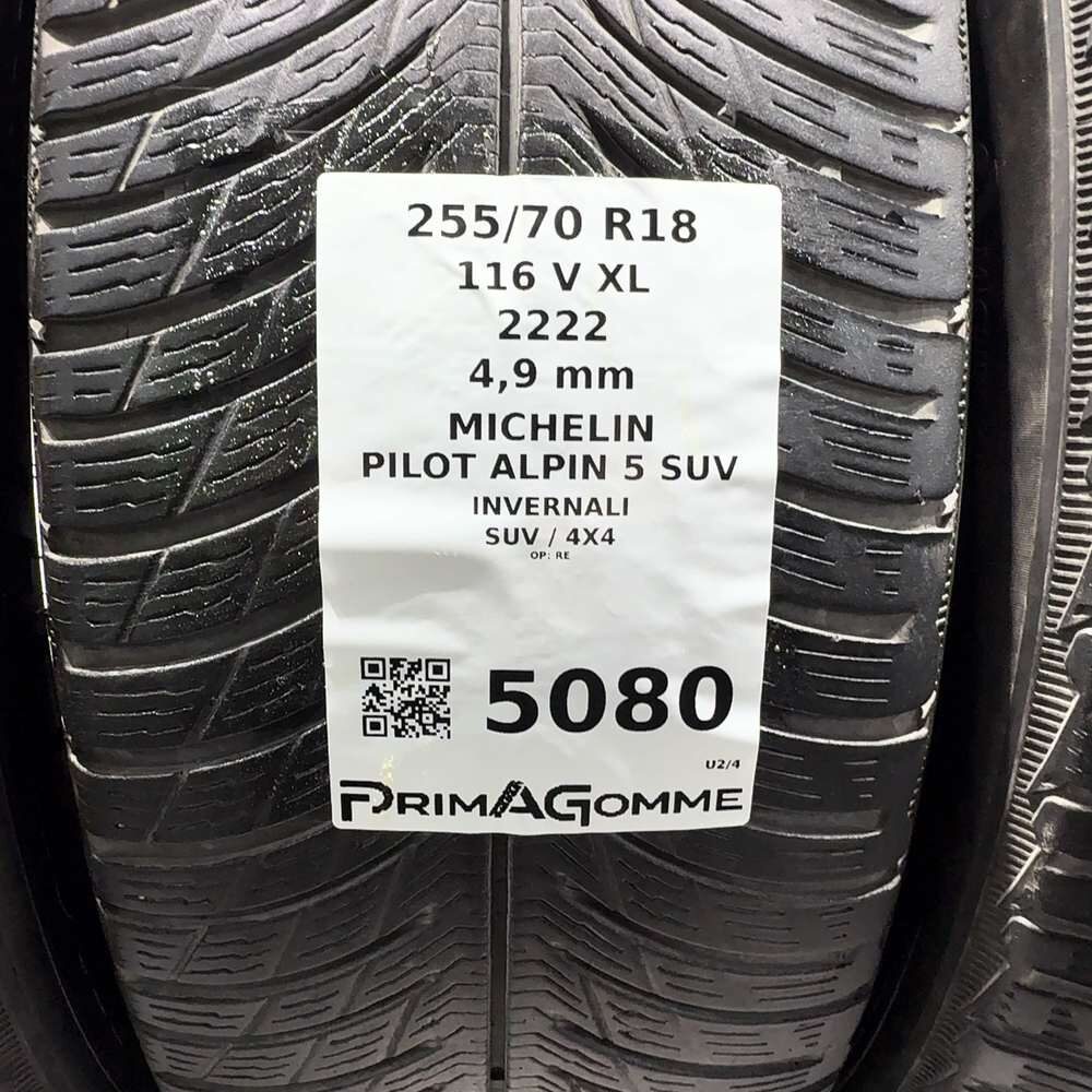 Gomme usate MICHELIN Pilot Alpin 5 SUV 255/70 R18 116V – foto 03 | Prima Gomme MICHELIN Pilot Alpin 5 SUV 255/70 R18 116V, dettaglio fotografico 3