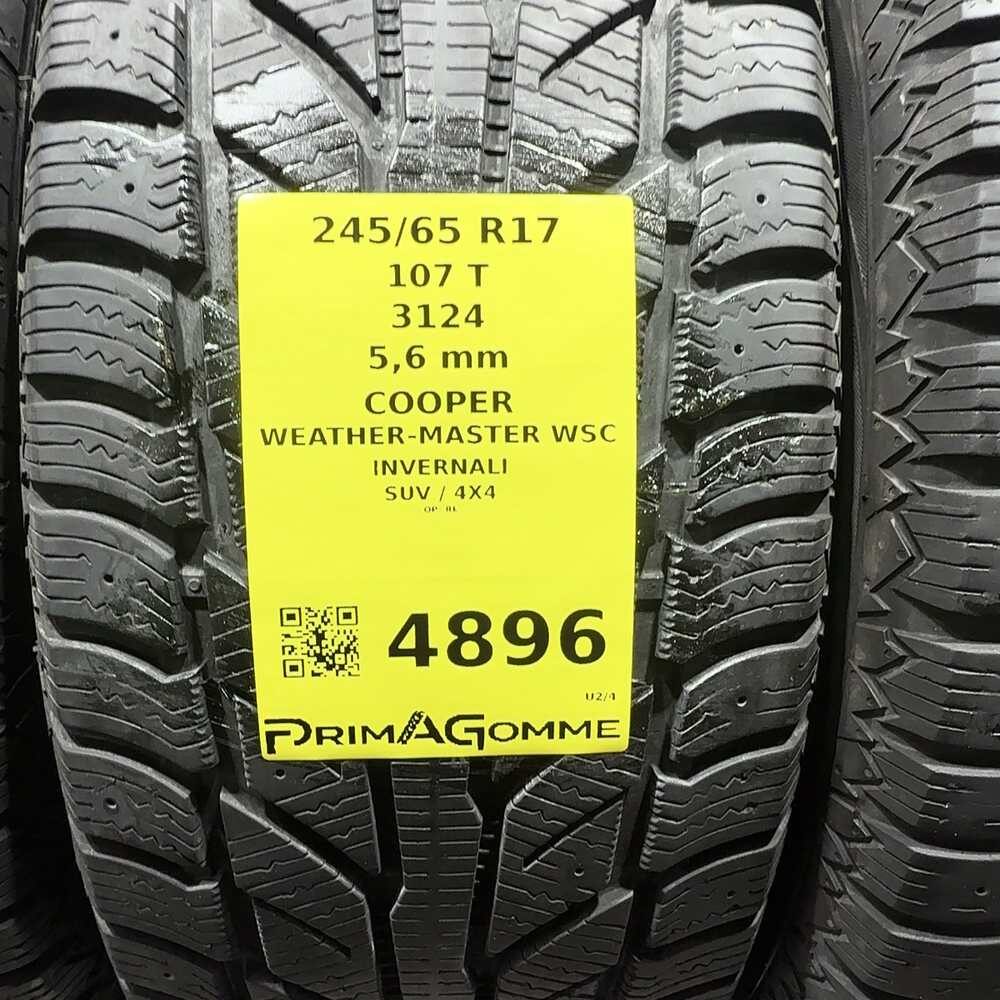 Gomme Usate 245 65 R17 107T Cooper Weather-Master Wsc 80% Invernali | Gomme Usate | PrimaGomme.it COOPER Weather-Master WSC 245/65 R17 107T, dettaglio fotografico 3