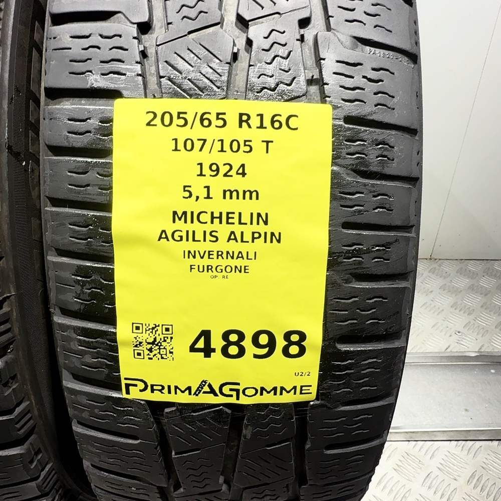 Gomme Usate 205 65 R16C 107/105T Michelin Agilis Alpin 73% Invernali | Gomme Usate | PrimaGomme.it MICHELIN Agilis Alpin 205/65 R16C 107/105T, dettaglio fotografico 3
