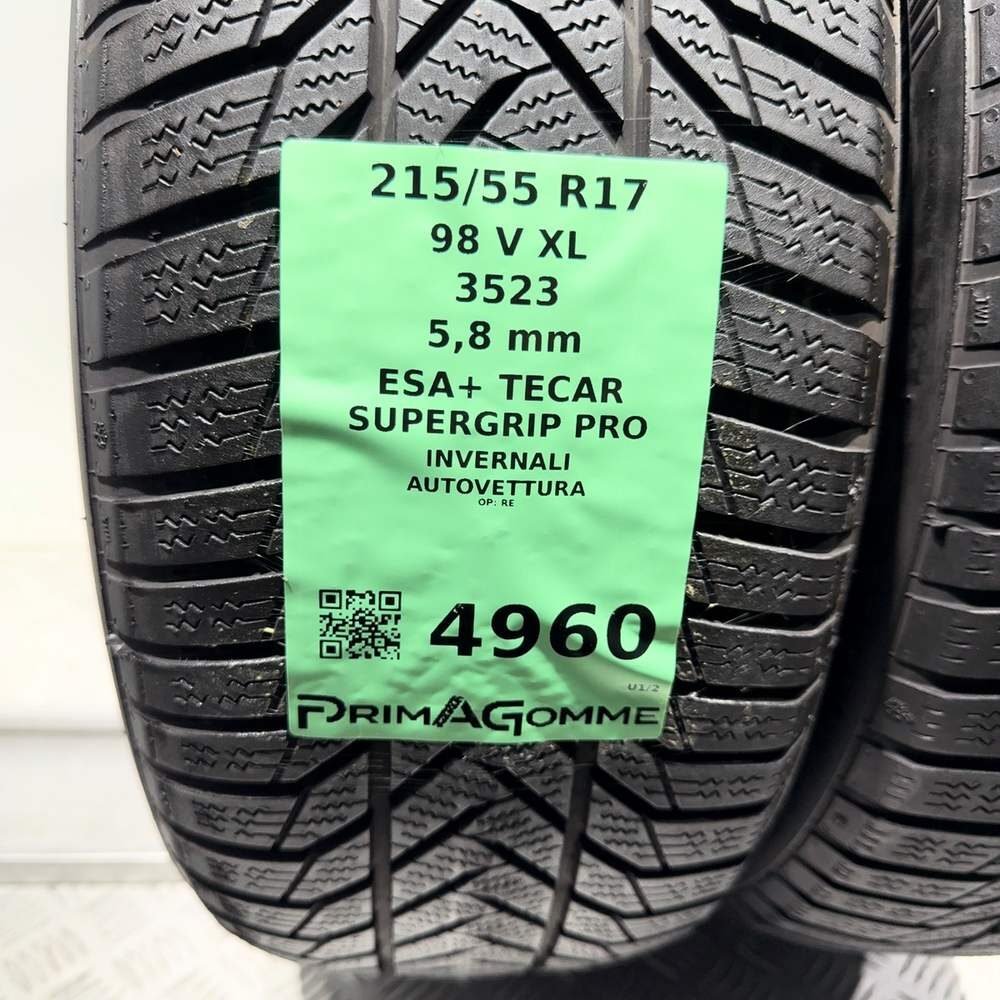 Gomme usate ESA+ TECAR Supergrip Pro 215/55 R17 98V – foto 03 | Prima Gomme ESA+ TECAR Supergrip Pro 215/55 R17 98V, dettaglio fotografico 3