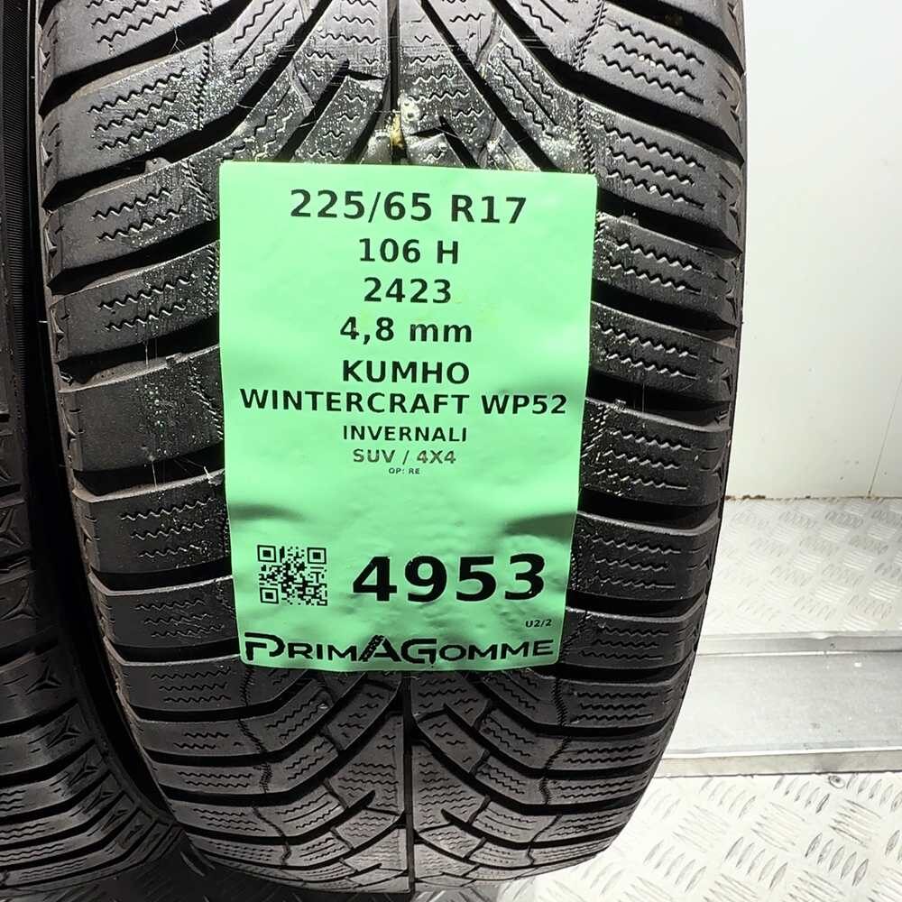 Gomme usate Kumho Wintercraft WP52 225/65 R17 106H – foto 03 | Prima Gomme Kumho Wintercraft WP52 225/65 R17 106H, dettaglio fotografico 3