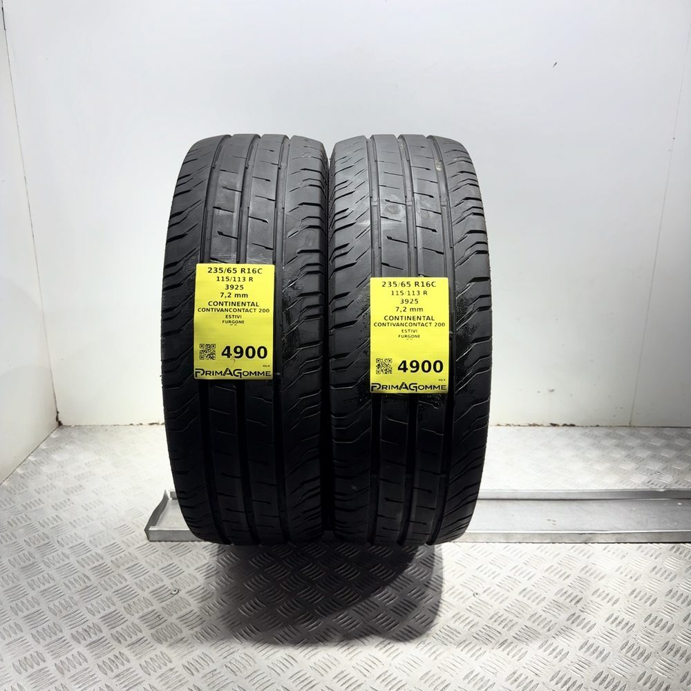 Gomme Usate 235 65 R16C 115/113R Continental Contivancontact 200 98% Estive | Gomme Usate | PrimaGomme.it CONTINENTAL Contivancontact 200 235/65 R16C 115/113R, dettaglio fotografico 4