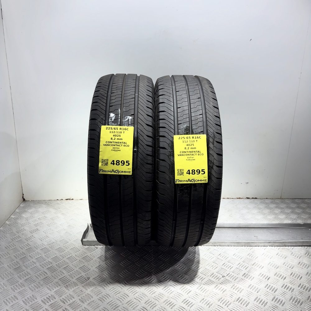 Gomme Usate 225 65 R16C 112/110T Continental Vancontact Eco 98% Estive | Gomme Usate | PrimaGomme.it CONTINENTAL VanContact ECO 225/65 R16C 112/110T, dettaglio fotografico 4