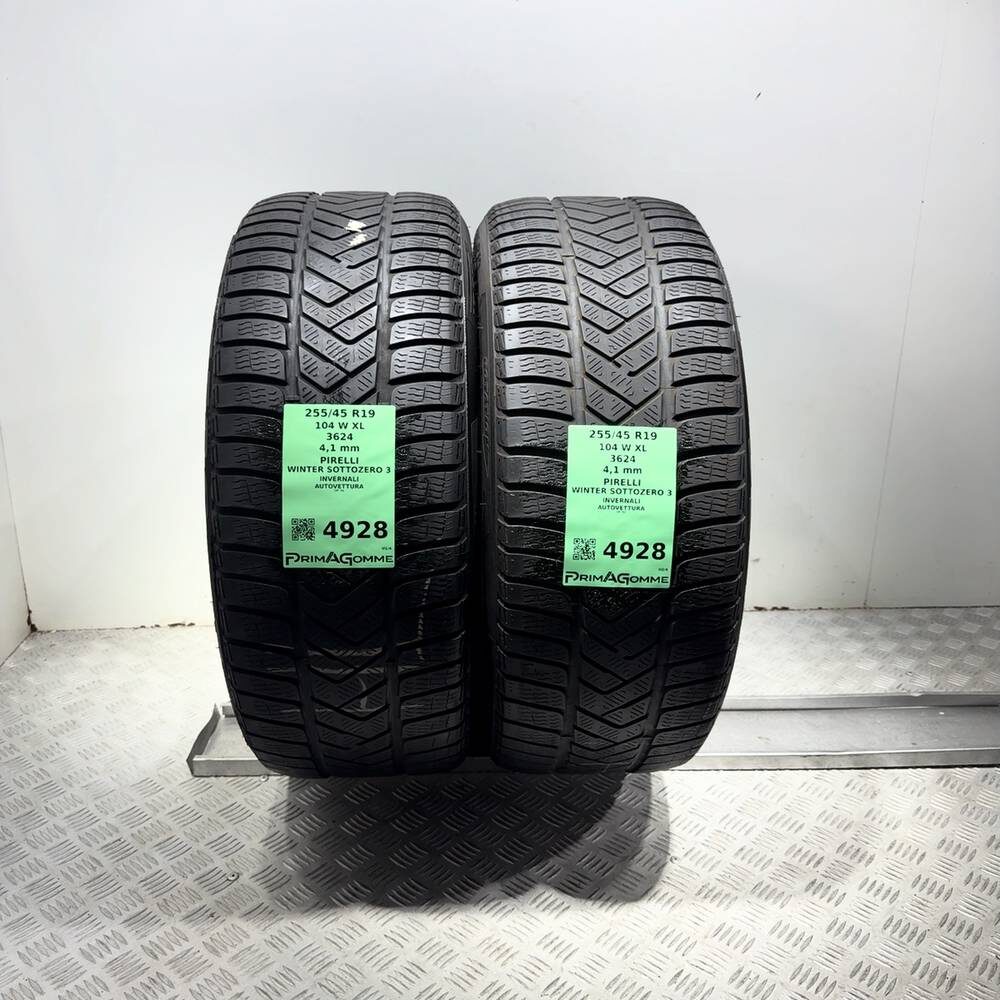 Gomme usate PIRELLI Winter Sottozero 3 255/45 R19 104W: fino a 270 km/h – foto 04 | Prima Gomme PIRELLI Winter Sottozero 3 255/45 R19 104W: fino a 270 km/h, dettaglio fotografico 4