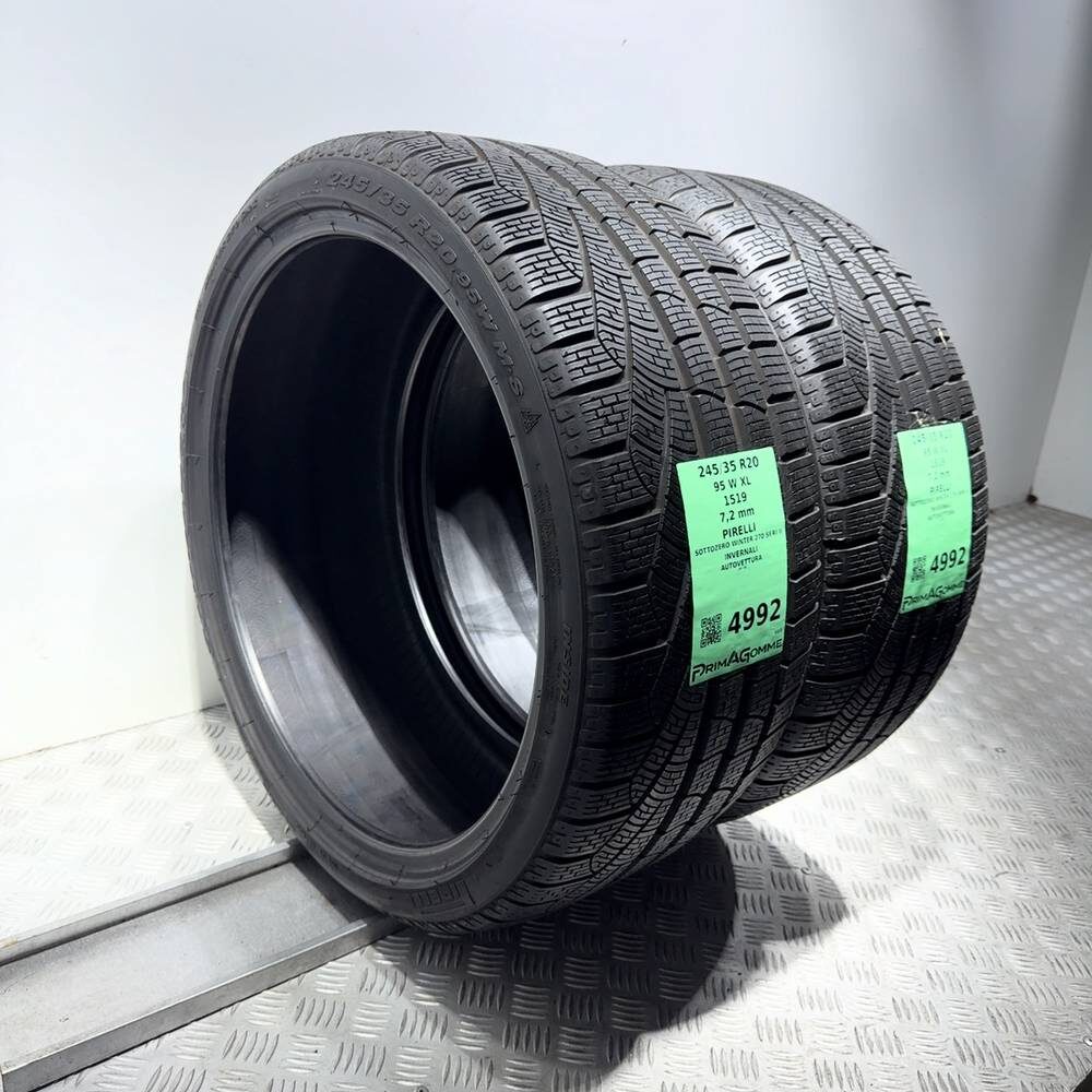 Gomme usate PIRELLI Sottozero Winter 270 Seri II 245/35 R20 95W: fino a 270 km/h – foto 05 | Prima Gomme PIRELLI Sottozero Winter 270 Seri II 245/35 R20 95W: fino a 270 km/h, dettaglio fotografico 5