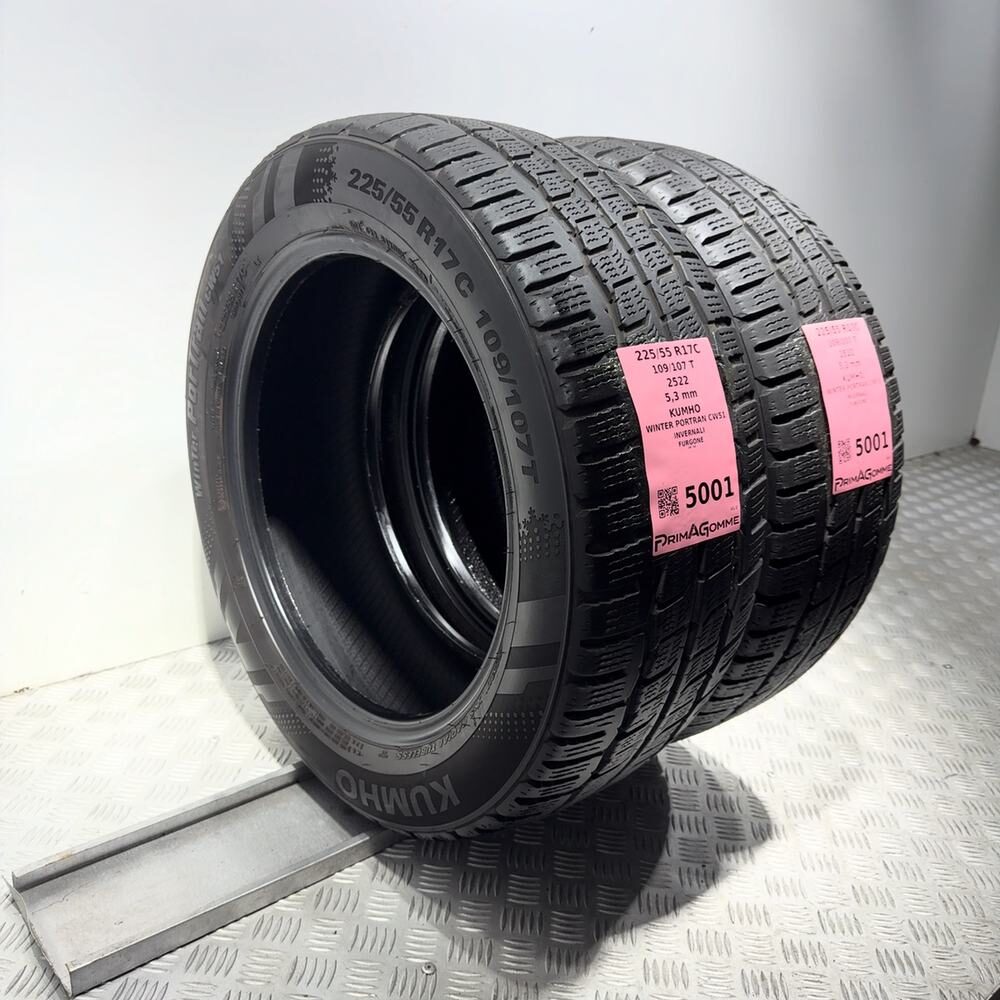 Gomme usate Kumho Winter Portran CW51 225/55 R17C 109/107T – foto 05 | Prima Gomme Kumho Winter Portran CW51 225/55 R17C 109/107T, dettaglio fotografico 5