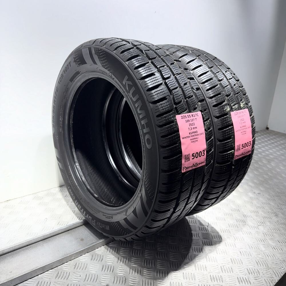 Gomme usate Kumho Winter Portran CW51 225/55 R17C 109/107T – foto 05 | Prima Gomme Kumho Winter Portran CW51 225/55 R17C 109/107T, dettaglio fotografico 5