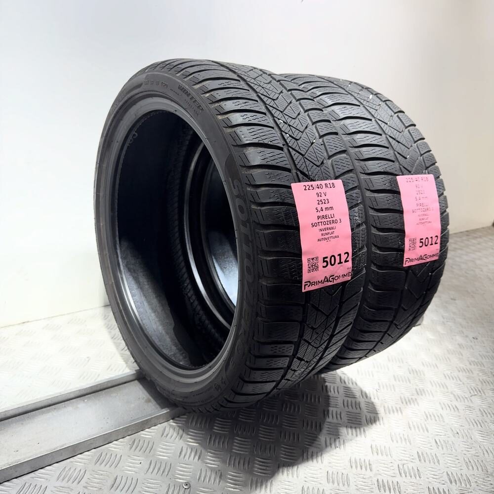 Gomme usate PIRELLI Sottozero 3 225/40 R18 92V – foto 05 | Prima Gomme PIRELLI Sottozero 3 225/40 R18 92V, dettaglio fotografico 5