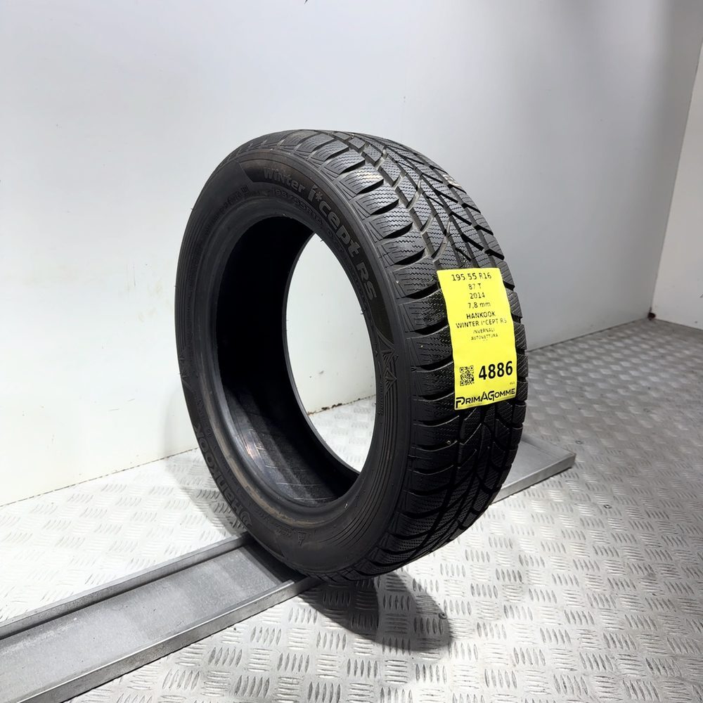 Gomma Usata 195 55 R16 87T Hankook Winter I*Cept RS 98% Invernale | Gomme Usate | PrimaGomme.it HANKOOK Winter I*Cept RS 195/55 R16 87T, dettaglio fotografico 5