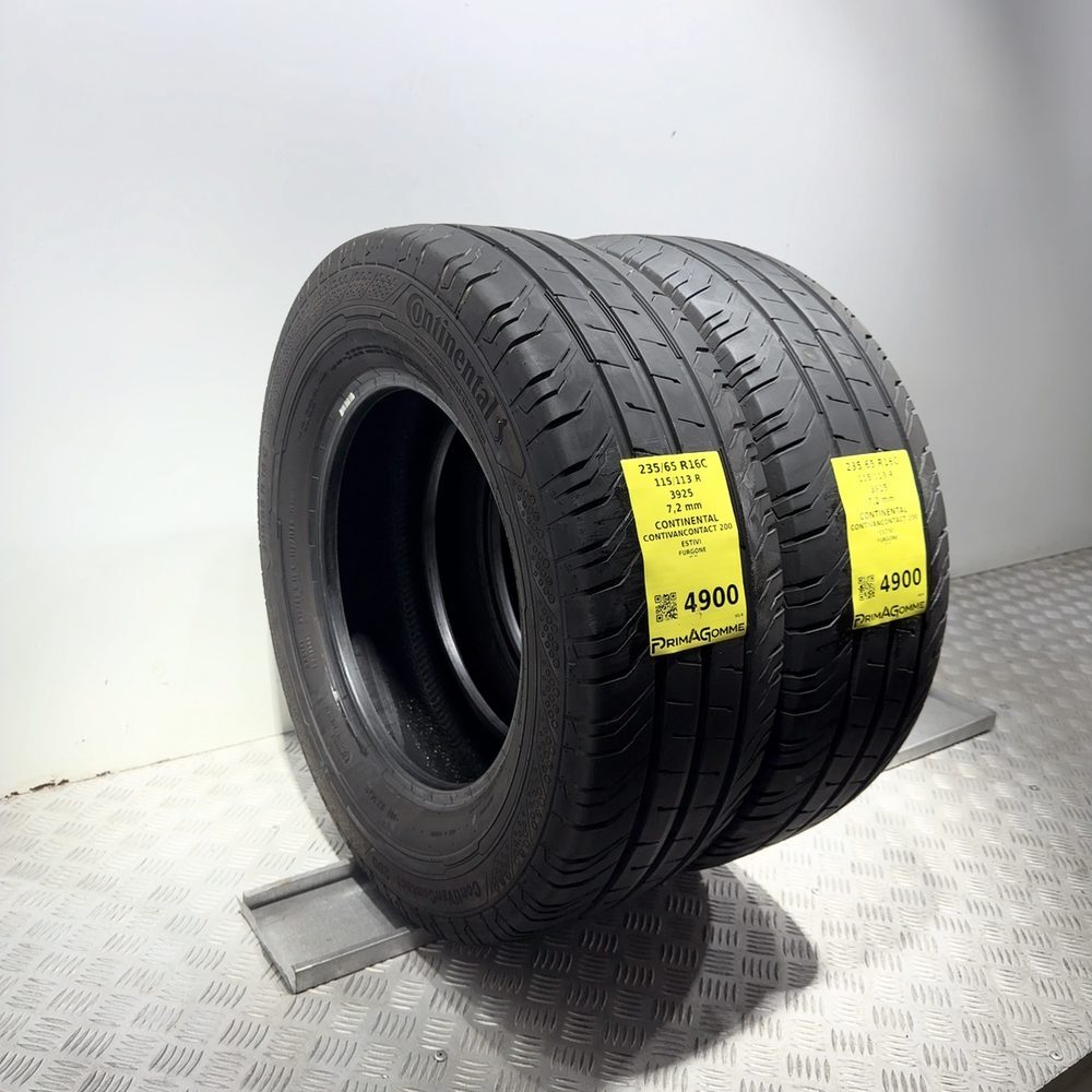 Gomme Usate 235 65 R16C 115/113R Continental Contivancontact 200 98% Estive | Gomme Usate | PrimaGomme.it CONTINENTAL Contivancontact 200 235/65 R16C 115/113R, dettaglio fotografico 5