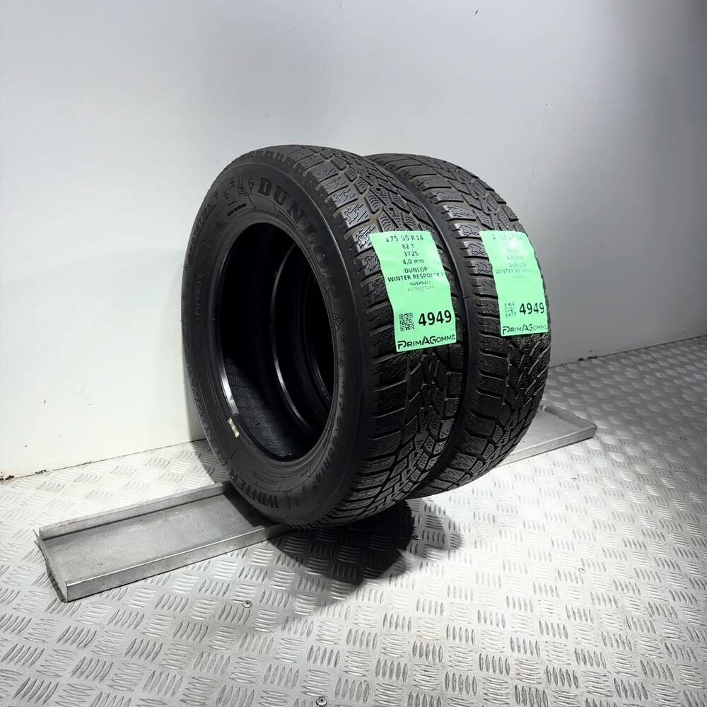 Gomme usate DUNLOP Winter Response 2 175/65 R14 82T – foto 05 | Prima Gomme DUNLOP Winter Response 2 175/65 R14 82T, dettaglio fotografico 5
