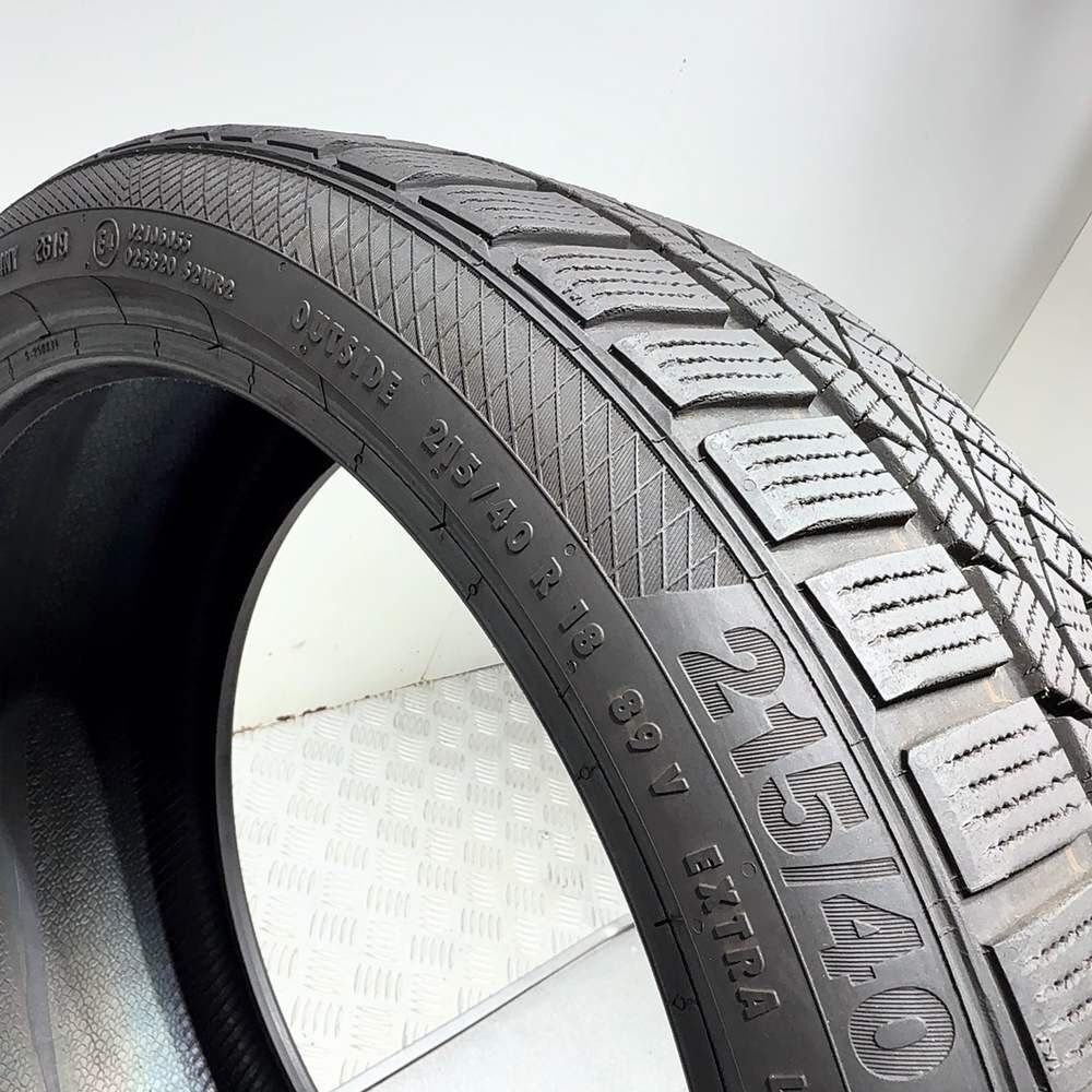 Gomma Usata 215 40 R18 89V XL Continental Wintercontact TS850P 86% Invernale | Gomme Usate | PrimaGomme.it CONTINENTAL WinterContact TS850P 215/40 R18 89V, dettaglio fotografico 6
