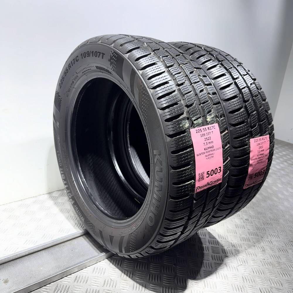 Gomme usate Kumho Winter Portran CW51 225/55 R17C 109/107T – foto 07 | Prima Gomme Kumho Winter Portran CW51 225/55 R17C 109/107T, dettaglio fotografico 7