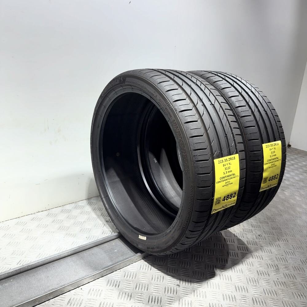 Gomme Usate 215 35 ZR18 84Y XL Continental Contisportcontact 5 76% Estive | Gomme Usate | PrimaGomme.it CONTINENTAL ContiSportContact 5 215/35 ZR18 84Y: fino a 300 km/h, dettaglio fotografico 7