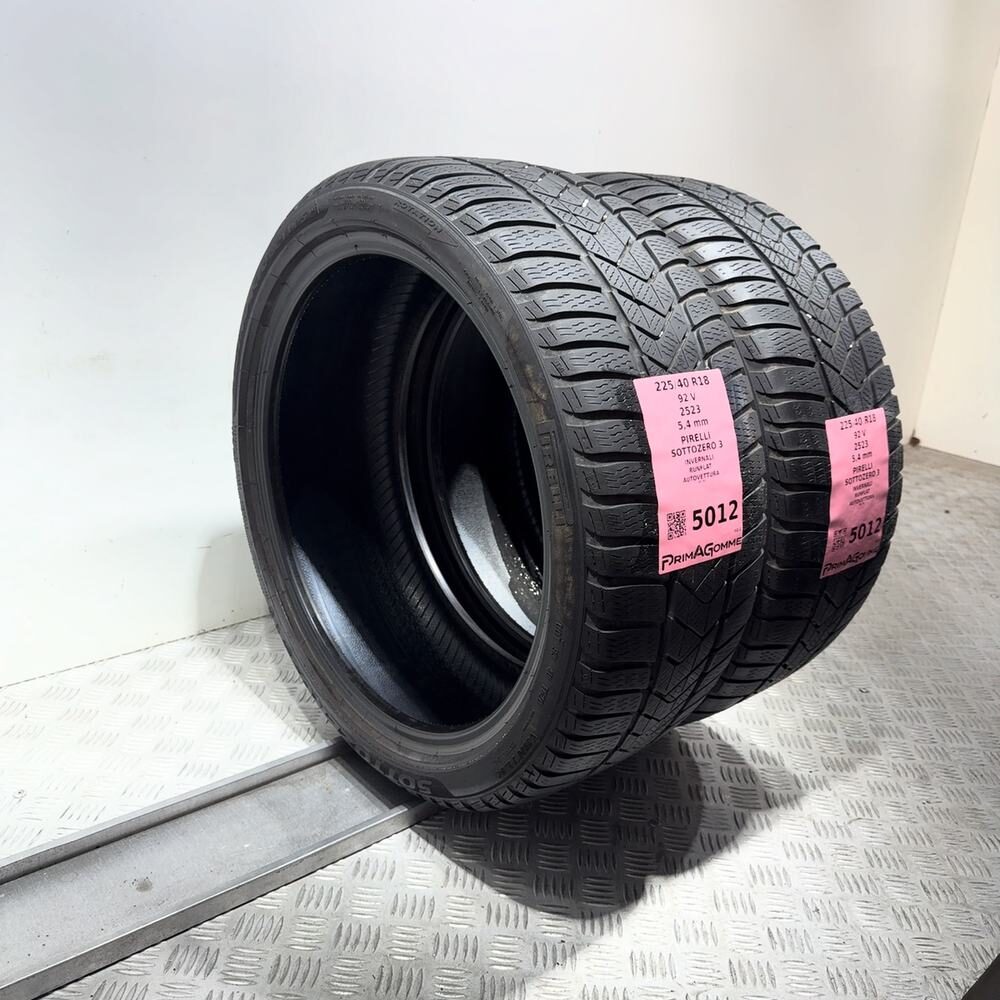 Gomme usate PIRELLI Sottozero 3 225/40 R18 92V – foto 07 | Prima Gomme PIRELLI Sottozero 3 225/40 R18 92V, dettaglio fotografico 7