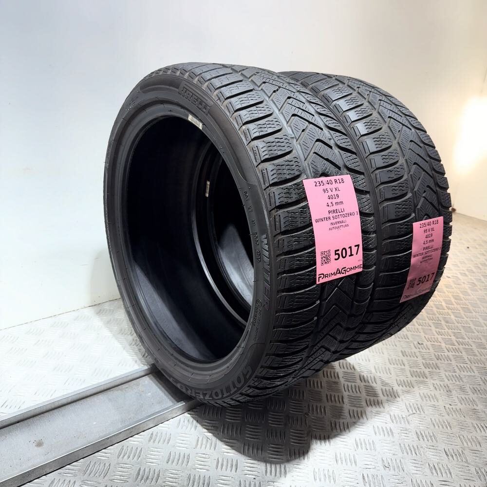 Gomme usate PIRELLI Winter Sottozero 3 235/40 R18 95V – foto 07 | Prima Gomme PIRELLI Winter Sottozero 3 235/40 R18 95V, dettaglio fotografico 7