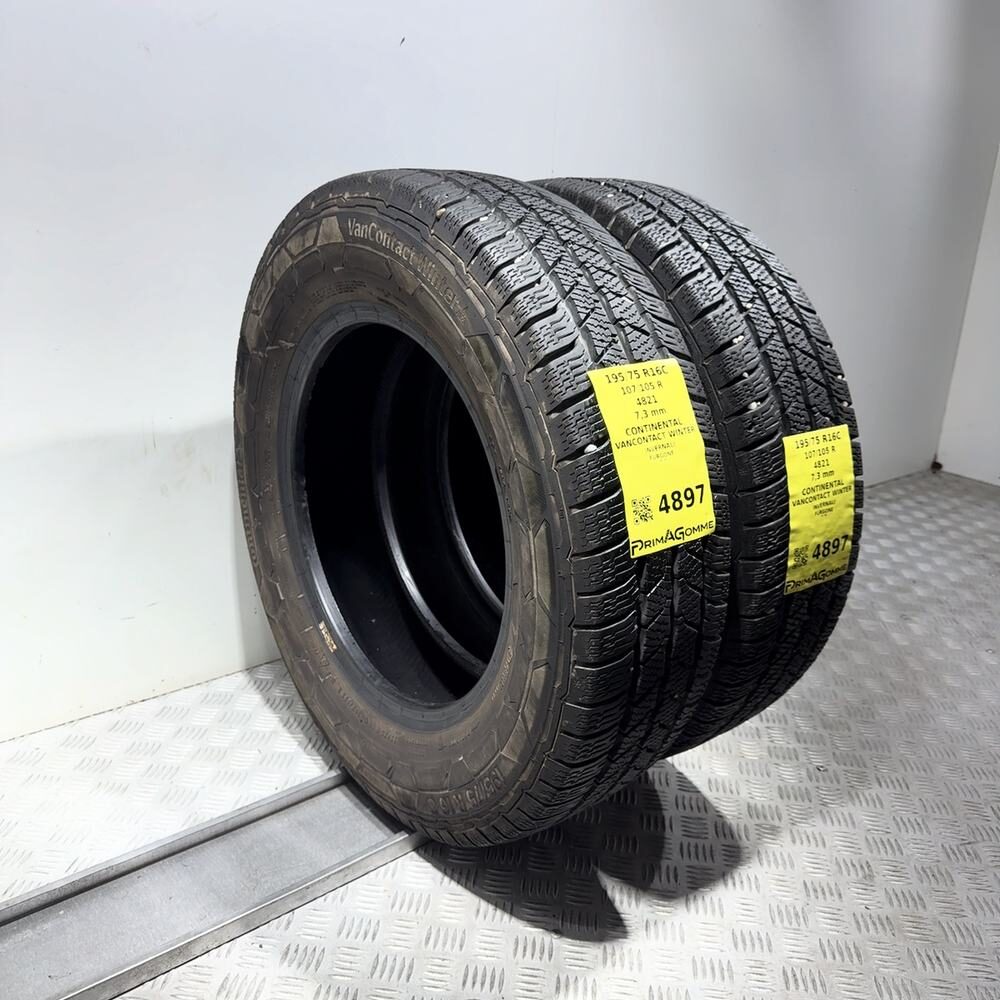 Gomme Usate 195 75 R16C 107/105R Continental Vancontact Winter 98% Invernali | Gomme Usate | PrimaGomme.it CONTINENTAL VanContact Winter 195/75 R16C 107/105R, dettaglio fotografico 7