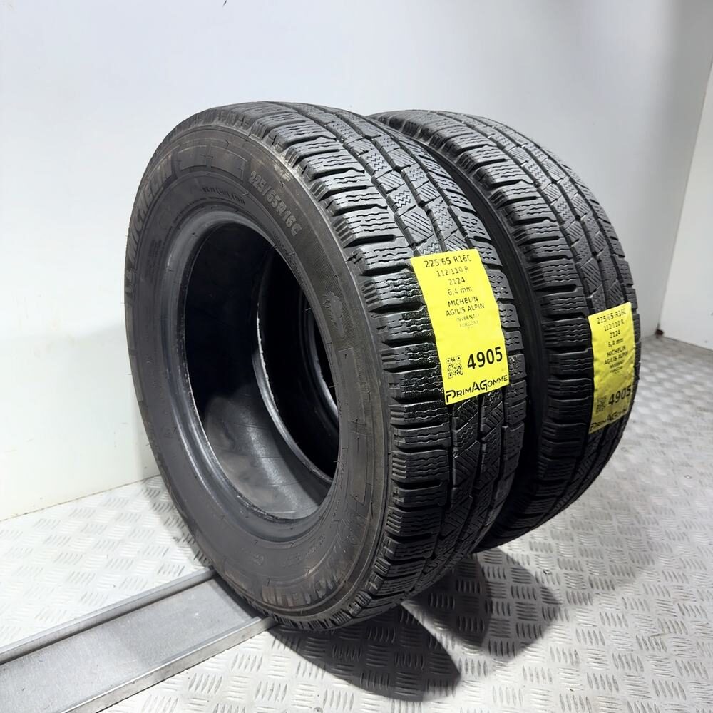 Gomme Usate 225 65 R16C 112/110R Michelin Agilis Alpin 91% Invernali | Gomme Usate | PrimaGomme.it MICHELIN Agilis Alpin 225/65 R16C 112/110R, dettaglio fotografico 7