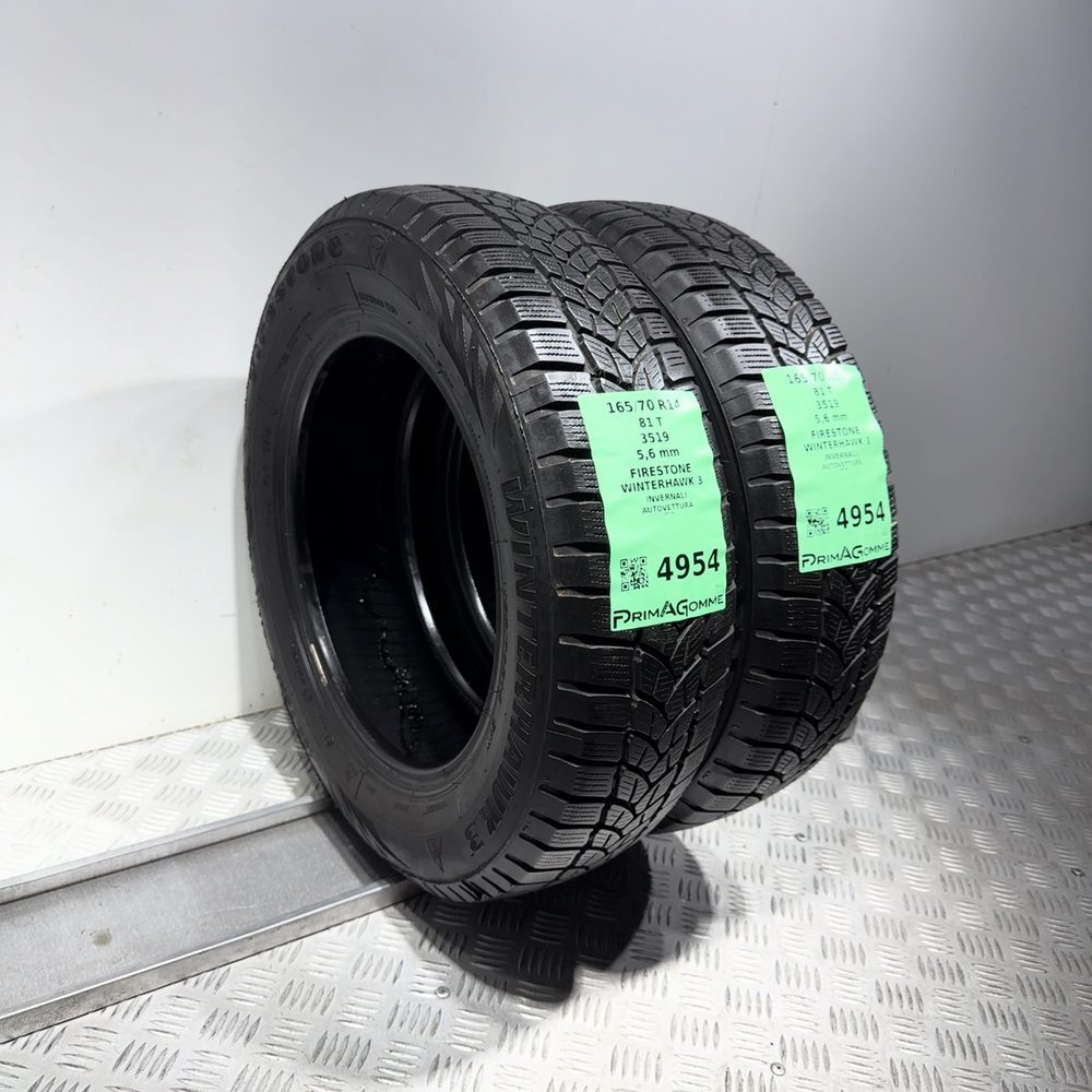 Gomme usate FIRESTONE Winterhawk 3 165/70 R14 81T – foto 07 | Prima Gomme FIRESTONE Winterhawk 3 165/70 R14 81T, dettaglio fotografico 7