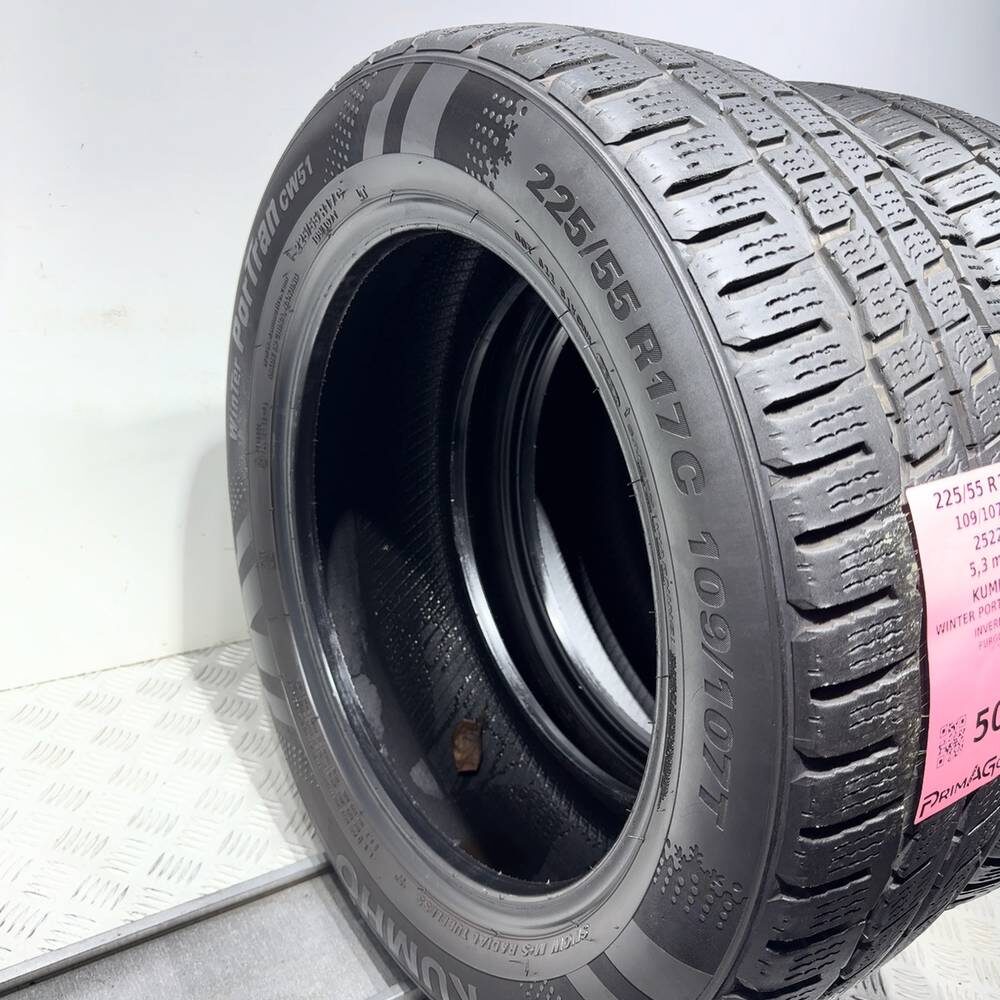 Gomme usate Kumho Winter Portran CW51 225/55 R17C 109/107T – foto 08 | Prima Gomme Kumho Winter Portran CW51 225/55 R17C 109/107T, dettaglio fotografico 8