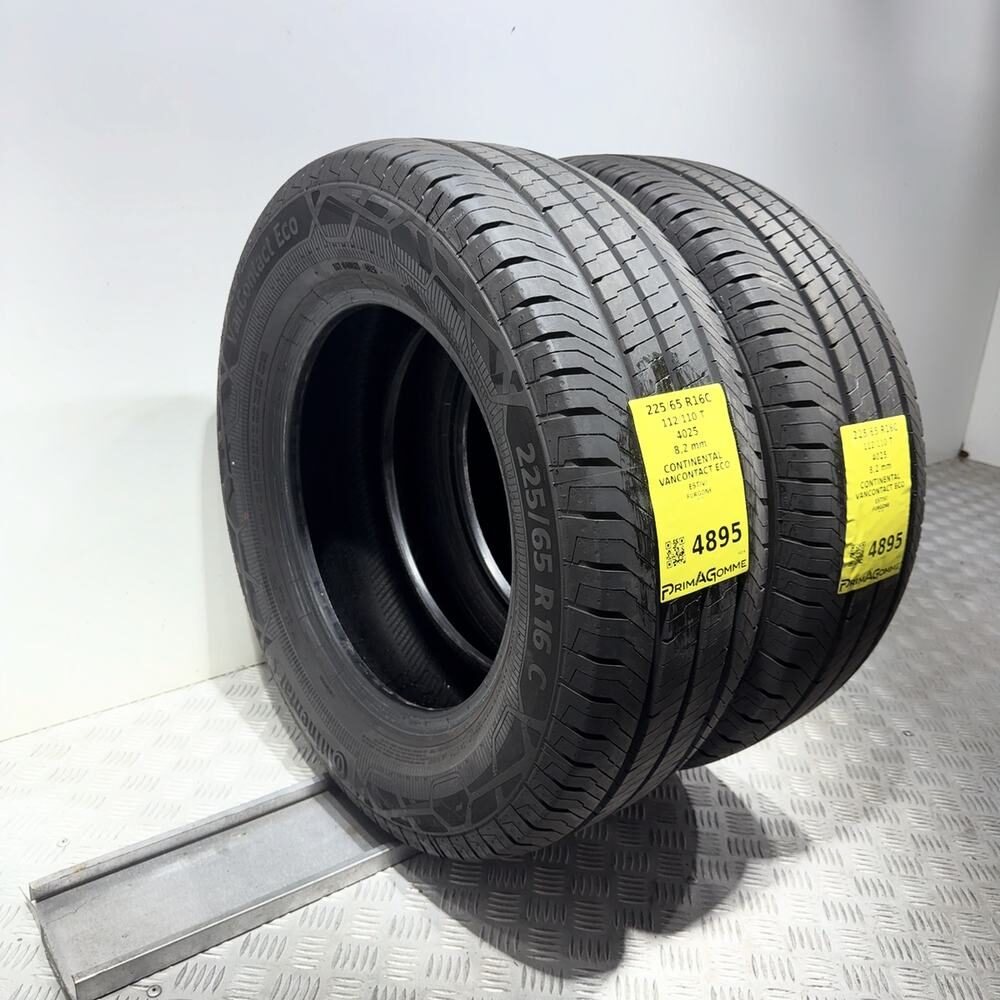Gomme Usate 225 65 R16C 112/110T Continental Vancontact Eco 98% Estive | Gomme Usate | PrimaGomme.it CONTINENTAL VanContact ECO 225/65 R16C 112/110T, dettaglio fotografico 8