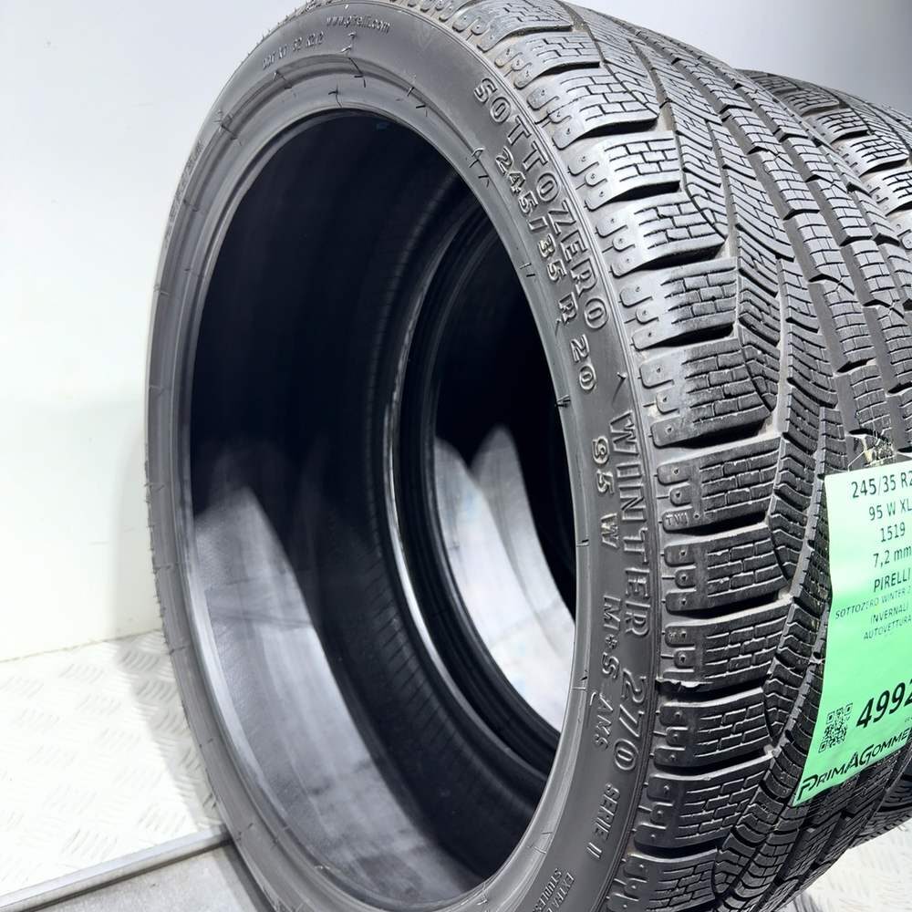 Gomme usate PIRELLI Sottozero Winter 270 Seri II 245/35 R20 95W: fino a 270 km/h – foto 09 | Prima Gomme PIRELLI Sottozero Winter 270 Seri II 245/35 R20 95W: fino a 270 km/h, dettaglio fotografico 9