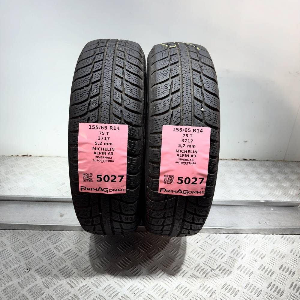 Gomme usate MICHELIN Alpin A3 155/65 R14 75T – foto 13 | Prima Gomme MICHELIN Alpin A3 155/65 R14 75T, dettaglio fotografico 13