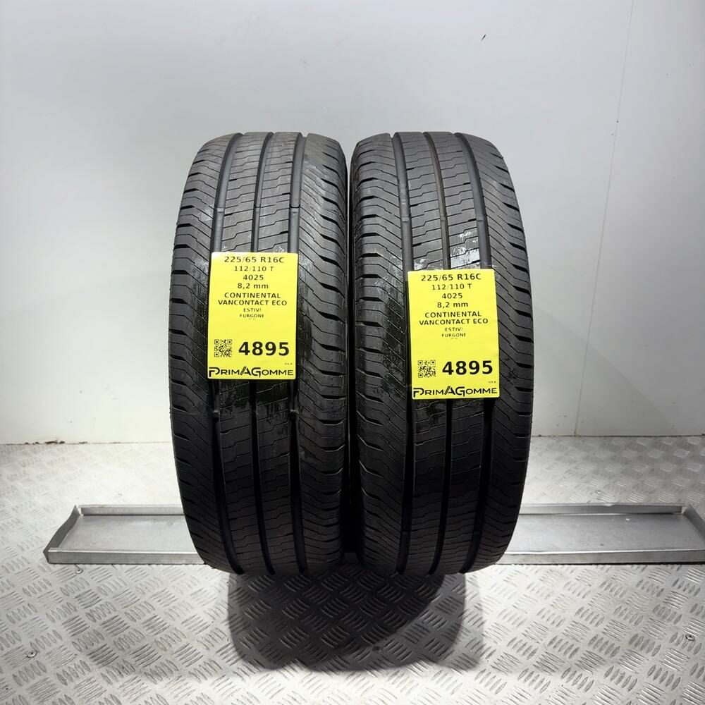 Gomme Usate 225 65 R16C 112/110T Continental Vancontact Eco 98% Estive | Gomme Usate | PrimaGomme.it CONTINENTAL VanContact ECO 225/65 R16C 112/110T, dettaglio fotografico 13