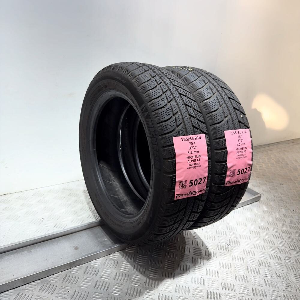 Gomme usate MICHELIN Alpin A3 155/65 R14 75T – foto 15 | Prima Gomme MICHELIN Alpin A3 155/65 R14 75T, dettaglio fotografico 15