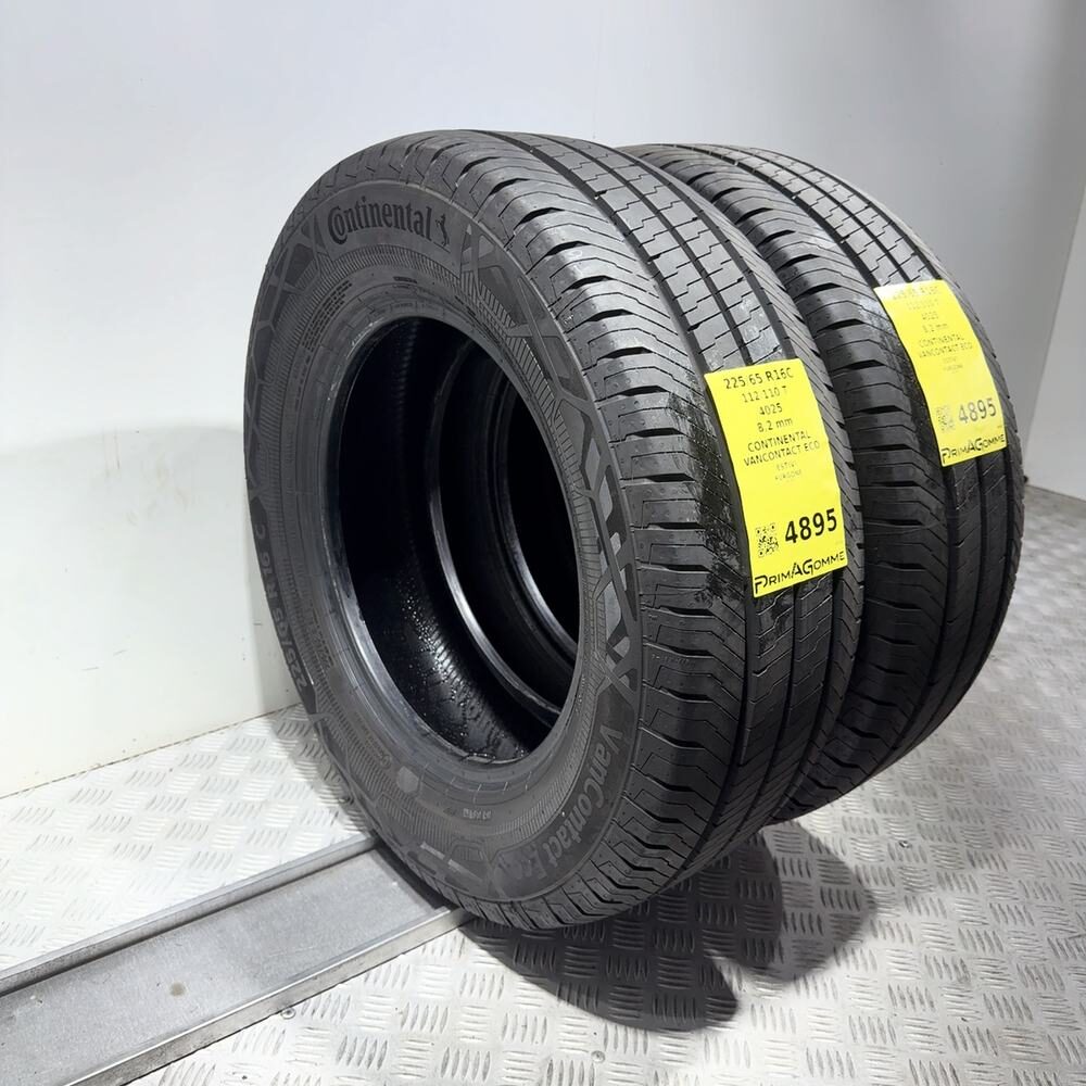 Gomme Usate 225 65 R16C 112/110T Continental Vancontact Eco 98% Estive | Gomme Usate | PrimaGomme.it CONTINENTAL VanContact ECO 225/65 R16C 112/110T, dettaglio fotografico 17