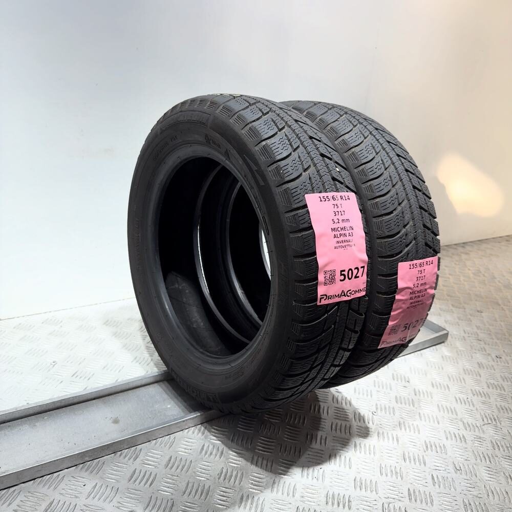 Gomme usate MICHELIN Alpin A3 155/65 R14 75T – foto 17 | Prima Gomme MICHELIN Alpin A3 155/65 R14 75T, dettaglio fotografico 17